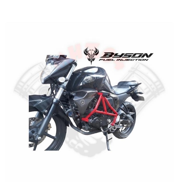 Tubular Crashbar Yamaha Byson Fi Bison Injeksi Plus Jalu Slider Agna Original Dan Terpercaya