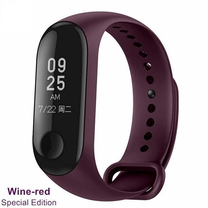 Tali Jam Silicon Strap Replacement Xiaomi MI Band 2 - Black