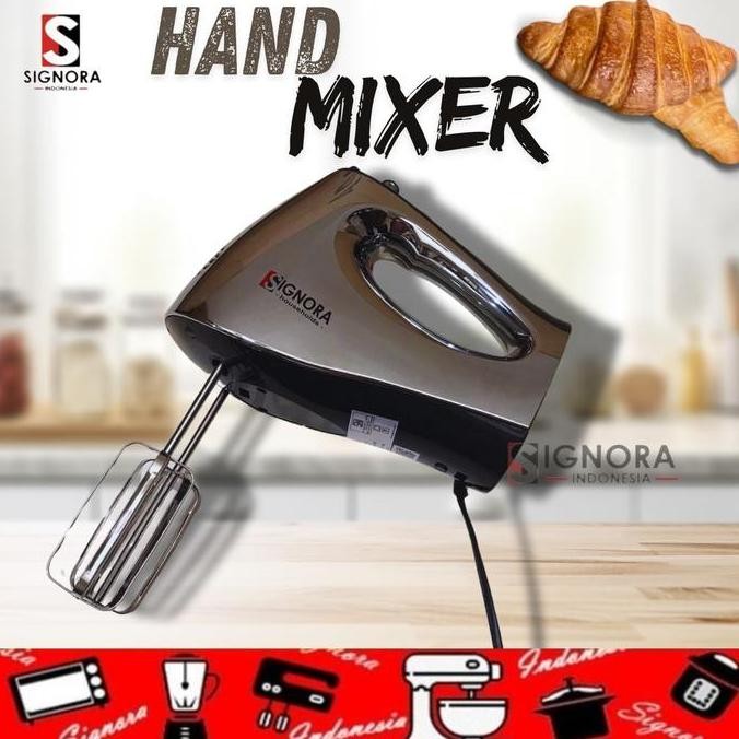 Hand Mixer Signora / Hand mixer silver signora
