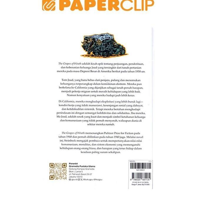 New THE GRAPES OF WRATH - ANGGUR KEMURKAAN