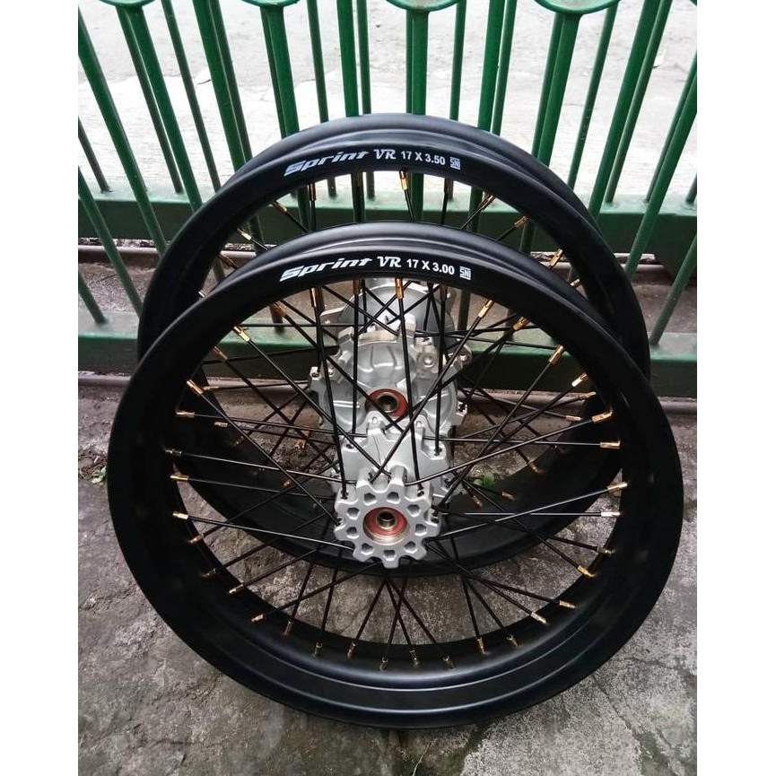 Ready  Velg Set Supermoto 17 250 & 300 CRF 150 L - Velk Depan Belakang