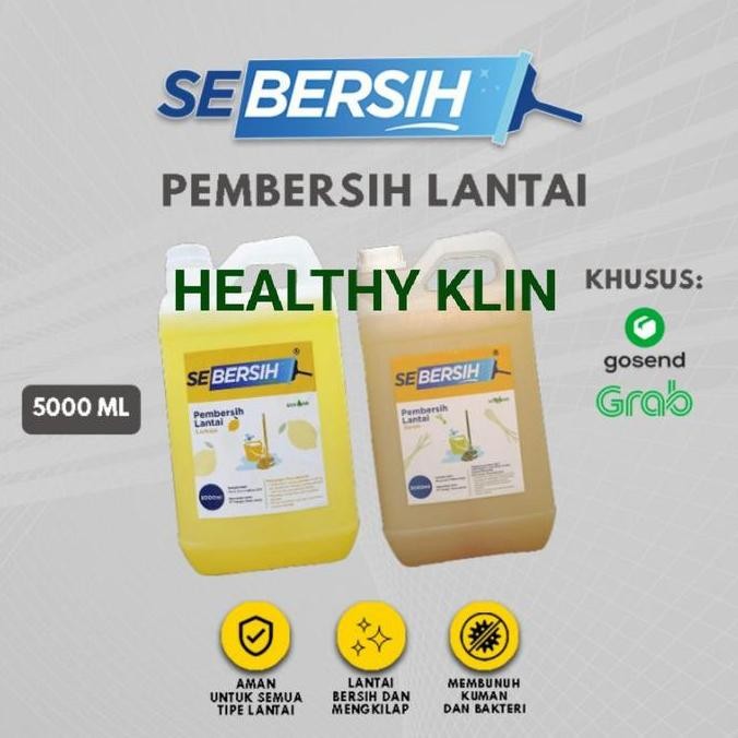 Ready Stock floor cleaner 5 liter merk Sebersih