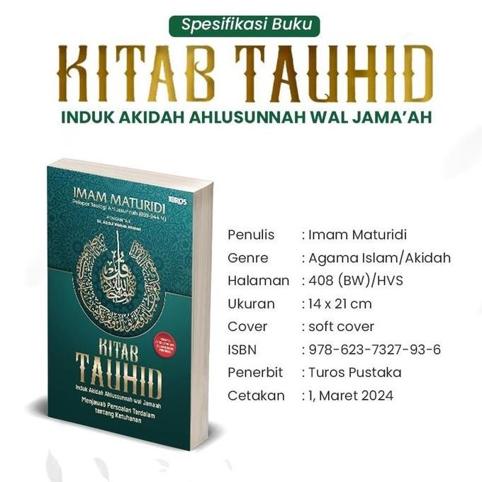 Kitab Tauhid Induk Akidah Ahlussunnah Wal Jamaah Imam Maturidi - Buku Psikologi Islami Dan Logika Ak