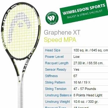 Promo vErY LAST stock Raket Tenis HEAD SpEeD MPA 300 Gram 100 sQ ORIGINAL COD