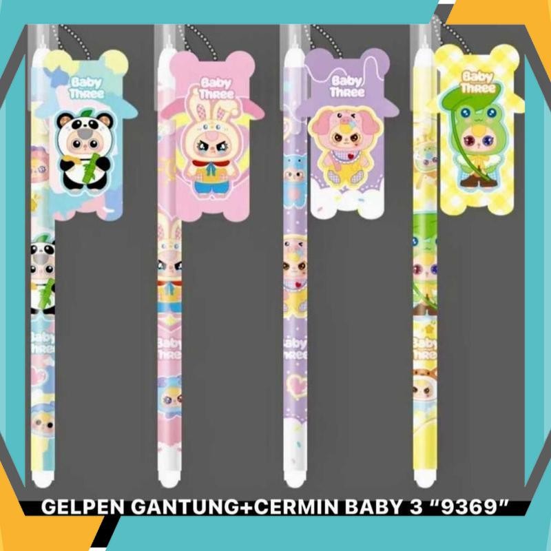 

Bisa COD [1 Lusin / 12 Pcs] Pulpen Bolpen Gel Pen Gantung Rantai Gantungan Cermin Kaca Capybara Lotso Labubu JLA-26