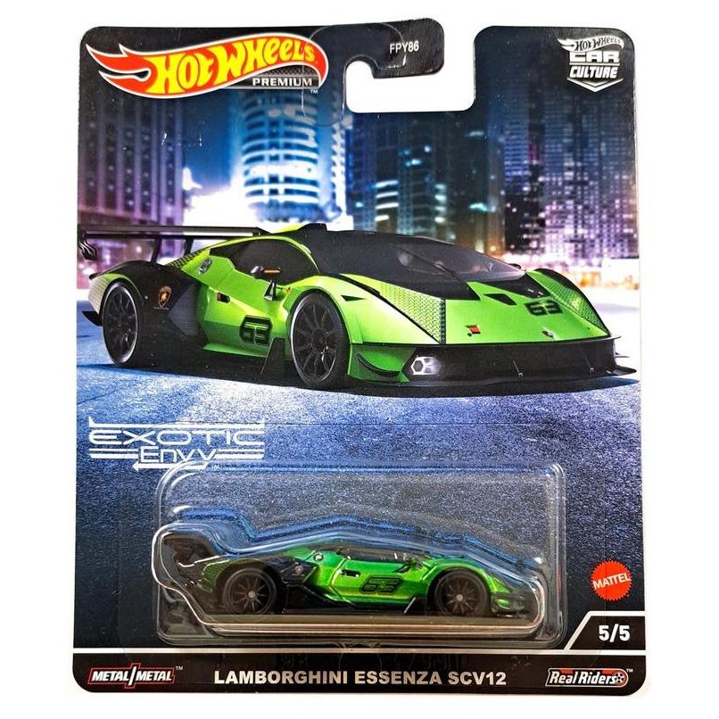 HOT WHEELS EXOTIC ENVY LAMBORGHINI ESSENZA SCV12 HCJ29