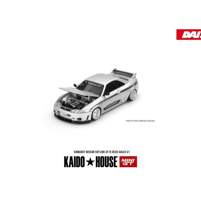MINI GT KHMG097 Nissan Skyline GT-R (R33) DAI33 V1