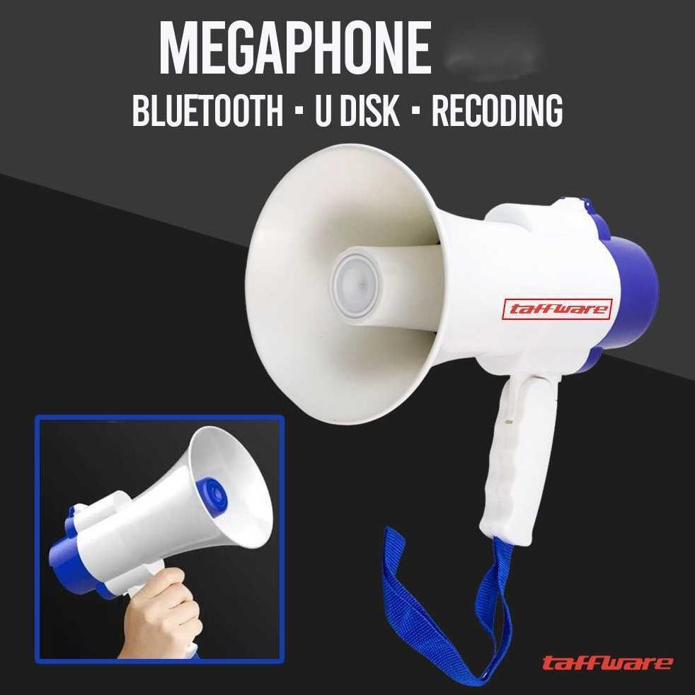 PUSAT Taffware Megaphone Bluetooth toa kecil pengeras suara untuk jualan keliling Fungsi Rekaman 518