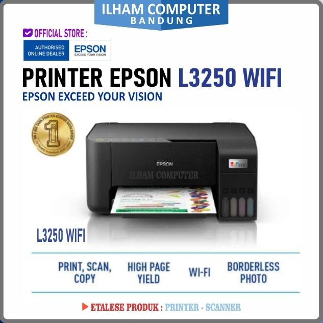 Printer Epson L3250 L 3250 Wifi Print Scan Copy Pengganti Epson L3150