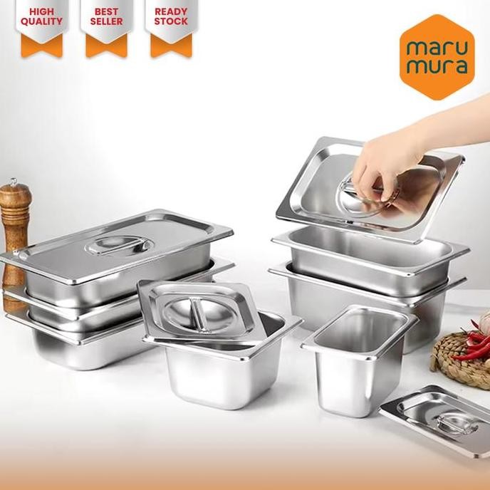 Food Pan Stainless Steel | Gn Pan | Tempat Makanan Stainless Steel Allshop