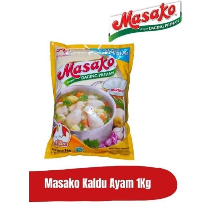 

Masako Bumbu Kaldu Penyedap Rasa Ayam Kemasan 1 Kg