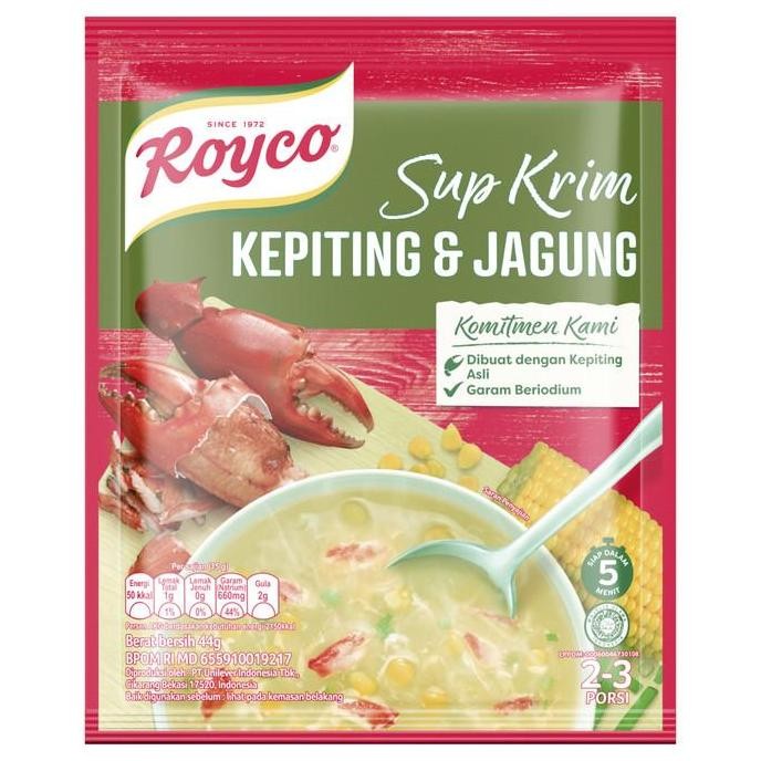

ROYCO CREAM OF CRAB CORN 44GR