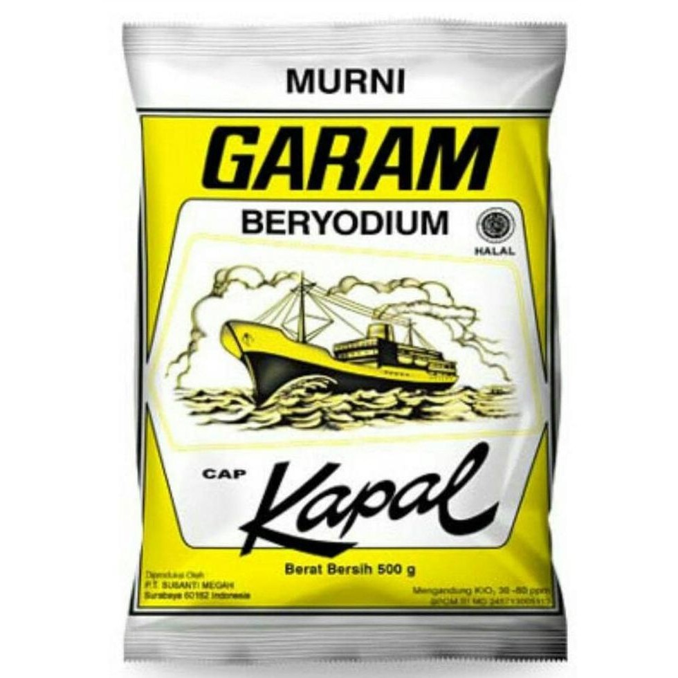 

Garam Halus Cap Kapal 500 gr