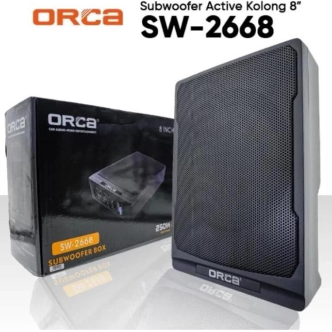 SUBWOOFER SLIM 7 INCH ORCA SW-2663/SUBWOOFER KOLONG AKTIF ORCA