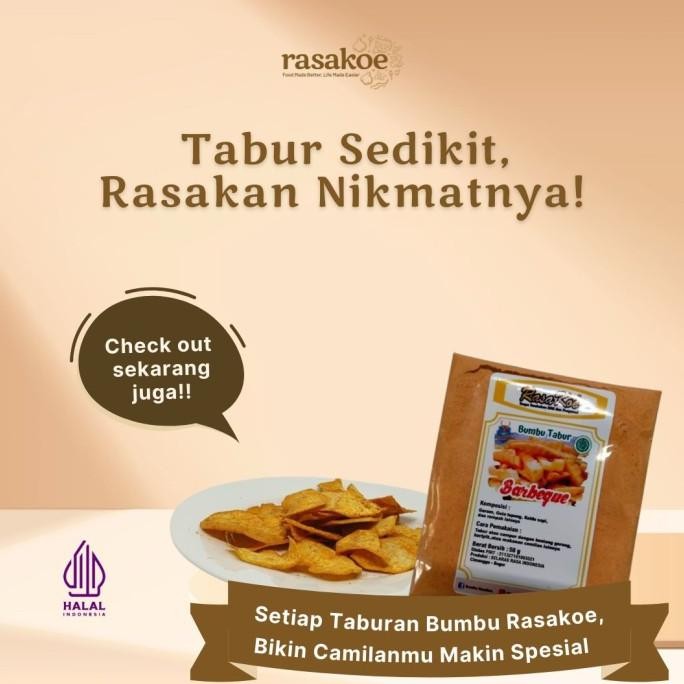 

Bumbu Tabur Barbeque Pedas Non MSG
