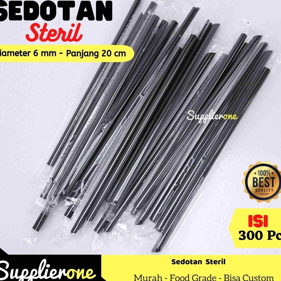 Sedotan Steril 6 Mm 20Cm Sedotan Plastik Sedotan Poci Sedotan Hienis Sedotan Cup Sedotan Thai Tea Fo
