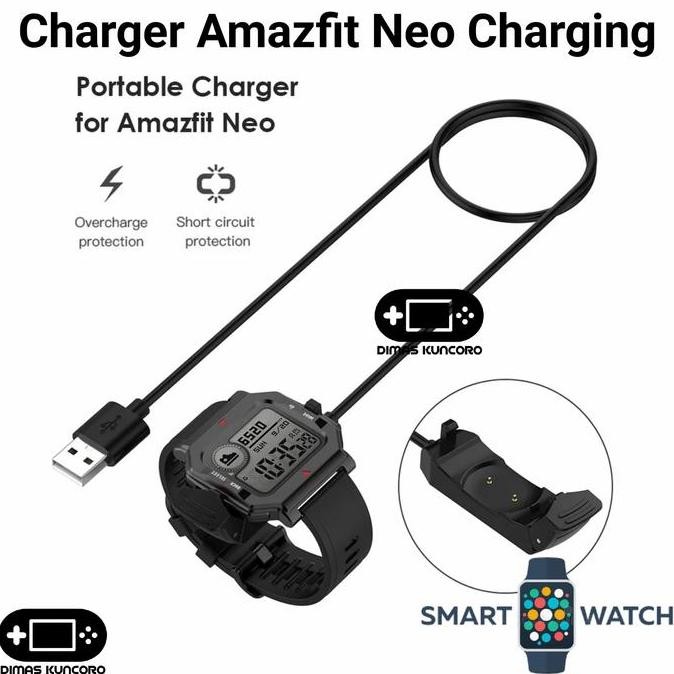 PROMO Charger Amazfit Neo Charging Kabel Huami Retro USB Smartwatch