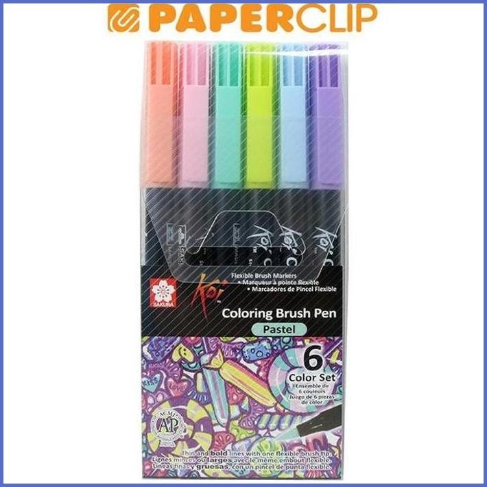 

STOCK NEW BRUSH PEN SAKURA KOI @6 XBR-6G TERLARIS