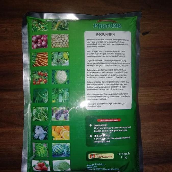 Pupuk Kalsium Boron Fortune kemasan 1kg