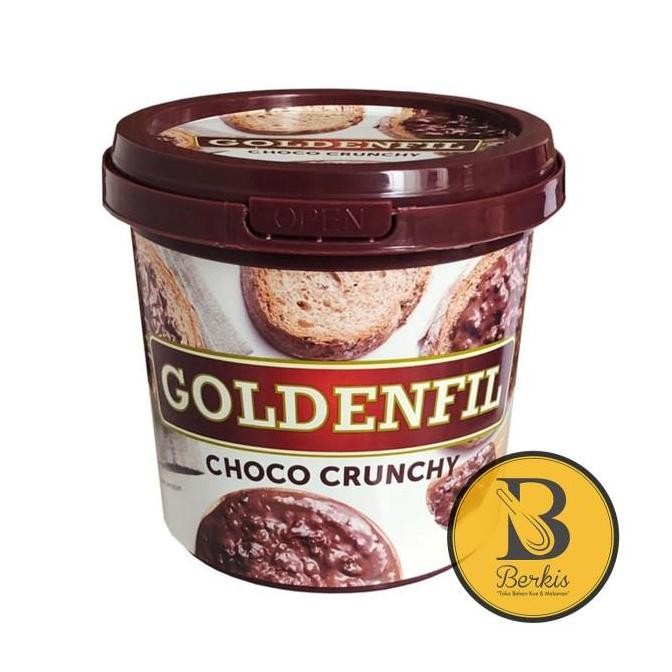 

Goldenfil Choco Crunchy Maltine 1 Kg /Selai Olesan Cokelat Krispi Malt