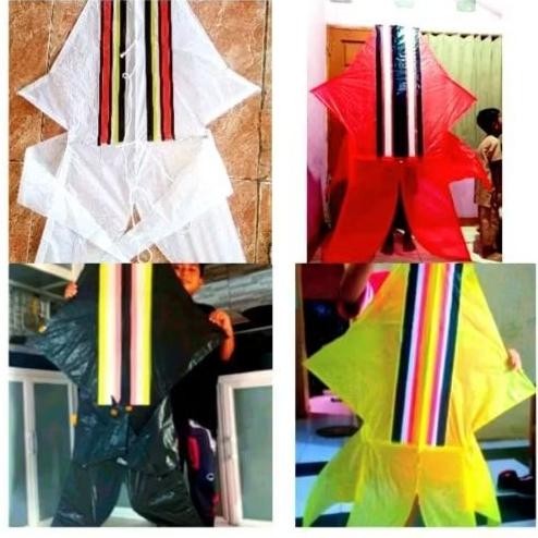 Gratis Ongkir Xtra Nld-1419 Promo Layangan Bebean-+Lebar 60-70Cmxtinggi 100-110Cm/ 1Meter Lebih Terl