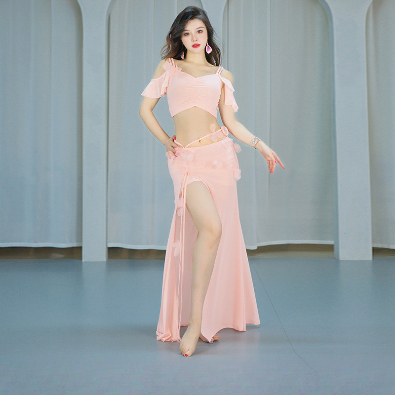 Belly Dance Costume2025New Fairy Sexy Sequin Oriental Dance Performance Set Practice Outfit Performa
