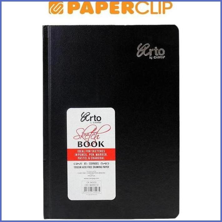 

STOCK NEW SKETCHBOOK ARTO A5 110G 120PAGES 20-36003-5 TERLARIS