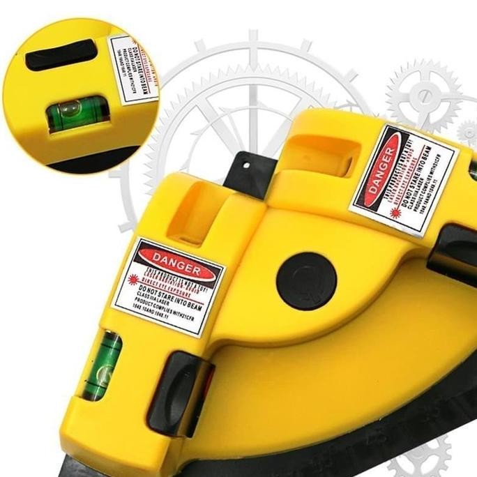 DSU - Laser Level Square Laser Line Alat Ukur Siku Kelurusan Permukaan Lantai Dinding Waterpass