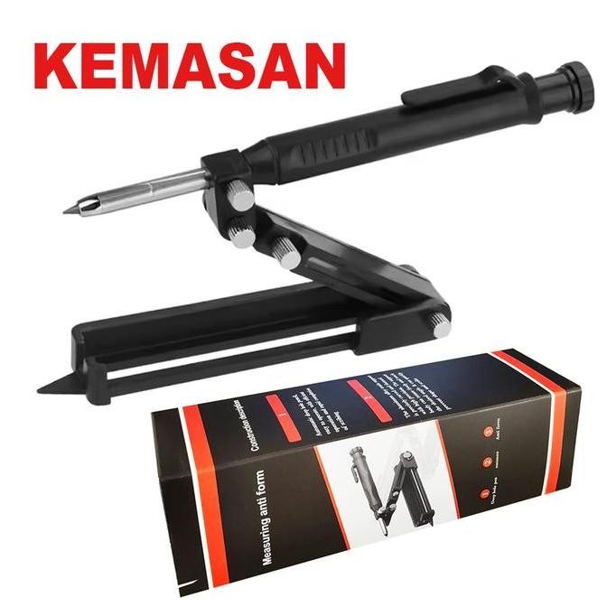 

Alat Ukur Penanda Kayu Multifungsi dengan Rautan Pensil untuk Menandai Lingkaran Garis dan Sudut Presisi Cocok untuk Tukang Kayu Pengrajin dan DIY