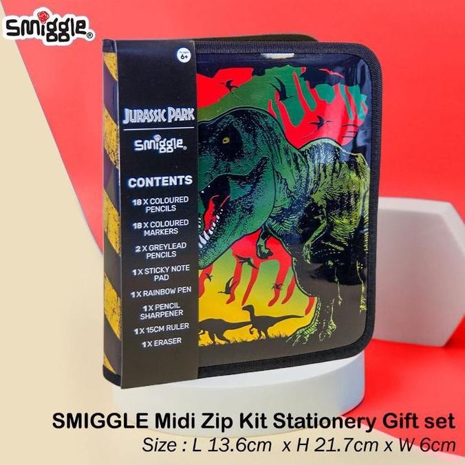 

Smiggle midi zip kit/pencil case smiggle/smiggle shark budz