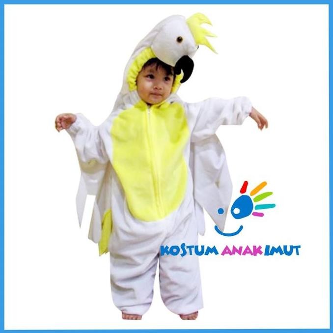 Kostum Burung Kakak Tua-Baju Kostum Burung Kakak Tua-Kostum Anak