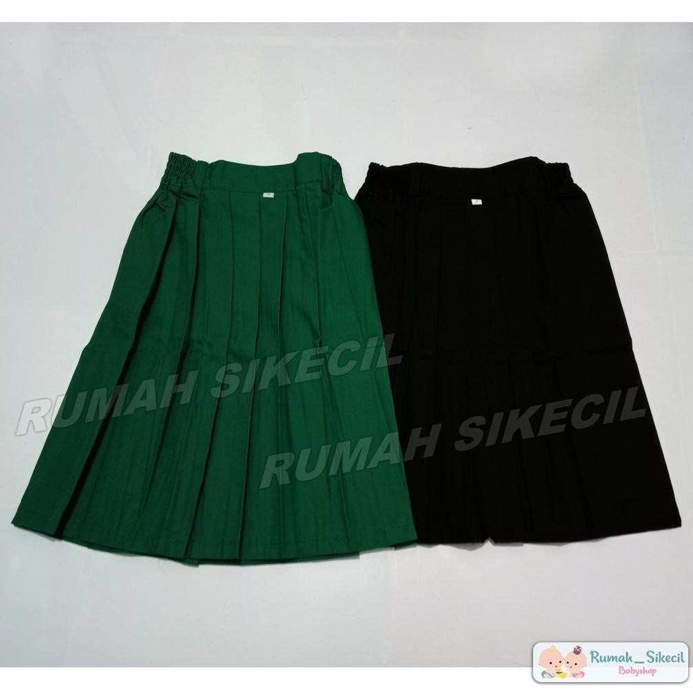 Murah Rok Pendek Sekolah Sd Rok Rempel Perempuan Seragam Sekolah Sd Mi Warna Hijau Hitam
