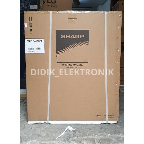 INSTAN MESIN CUCI SHARP ES-FL1410DPX WASH 10,5 KG DRY 7 KG ESFL1410DPX FL1410 LARIS