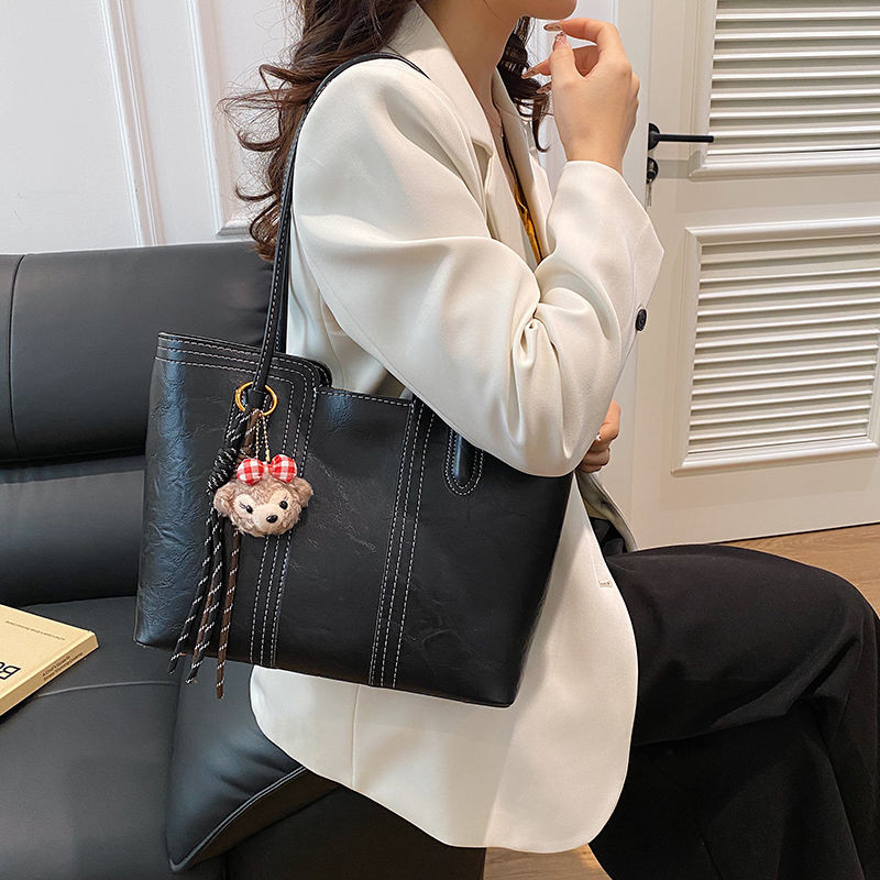 Tas Tote Baru Kapasitas Besar Tas Bahu Santai Tas Selempang Mewah Ringan Tas Wanita