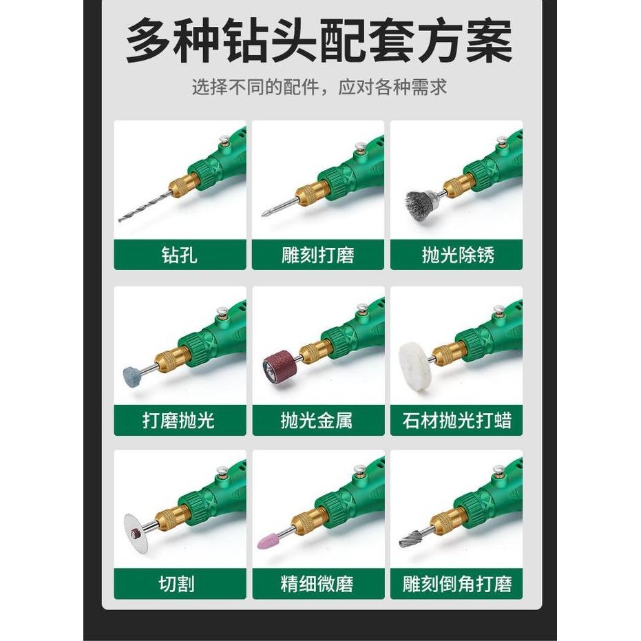 

Bor Mini 12V DC Drill Electric Engraver Gerinda Alat Ukir DEGUQMNT