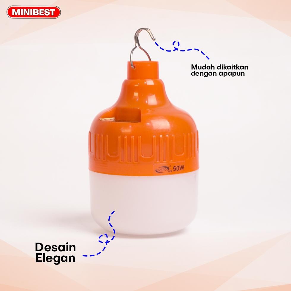 Cod Lampu Emergency Darurat Bulb Led Indoor Outdoor Rechargeable - Lampu Darurat Led Bulb