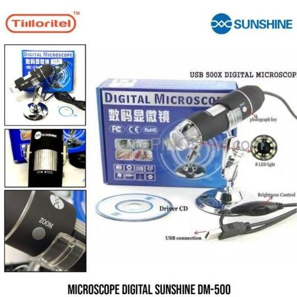 BEBAS ONGKIR - MICROSCOPE DIGITAL SUNSHINE DM-500 DM500