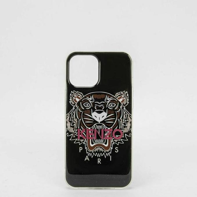 TERBARU - Kenzo Tiger Logo Iphone 12 pro max case black