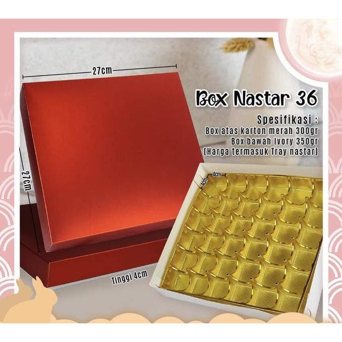 Box Kue Nastar Sekat Mika