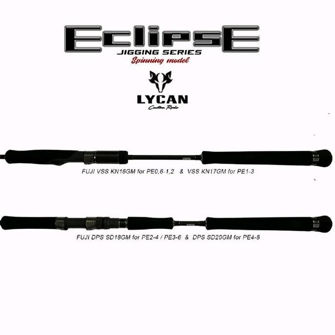 Joran Jigging Lycan ECLIPSE 605M | 615ML | 635L | 595MH | 585H Pancing