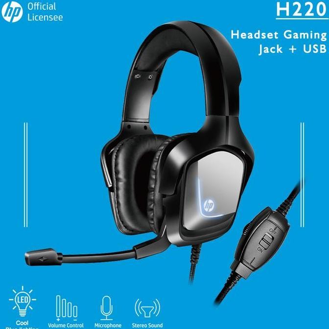 Headset Gaming / Gaming Headphone HP H220 - USB+Jack Gaming Headset