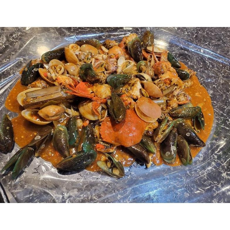 

TERMURAH Paket Amparan Semua Campur Kerang Mix Bumbu Bebas Siap kirim