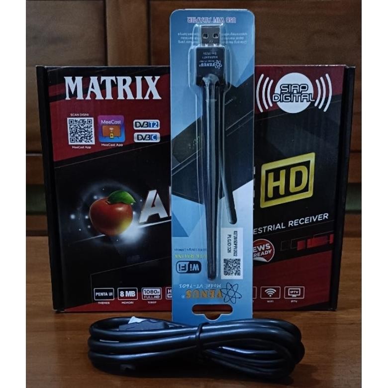 Set Top Box Dvb-T2 Matrix Apple Merah Youtube