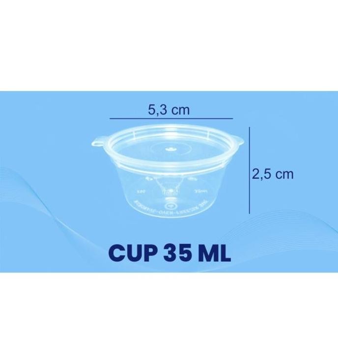 THINWALL SAUCE CUP 35ml / KEMASAN SAUCE 35ml