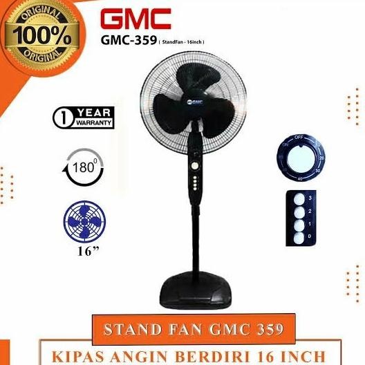 Kipas Angin Berdiri 359 Gmc /Stand Fan Gmc / Kipas Angin Gmc