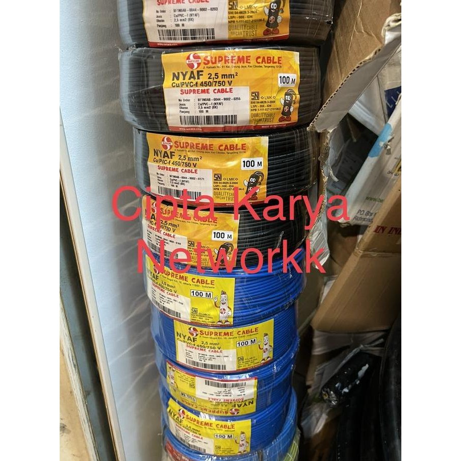 Promo Kabel Supreme Nyaf 2,5mm 100m / NYAF 2.5 Supreme Serabut / NYAF 2.5mm COD