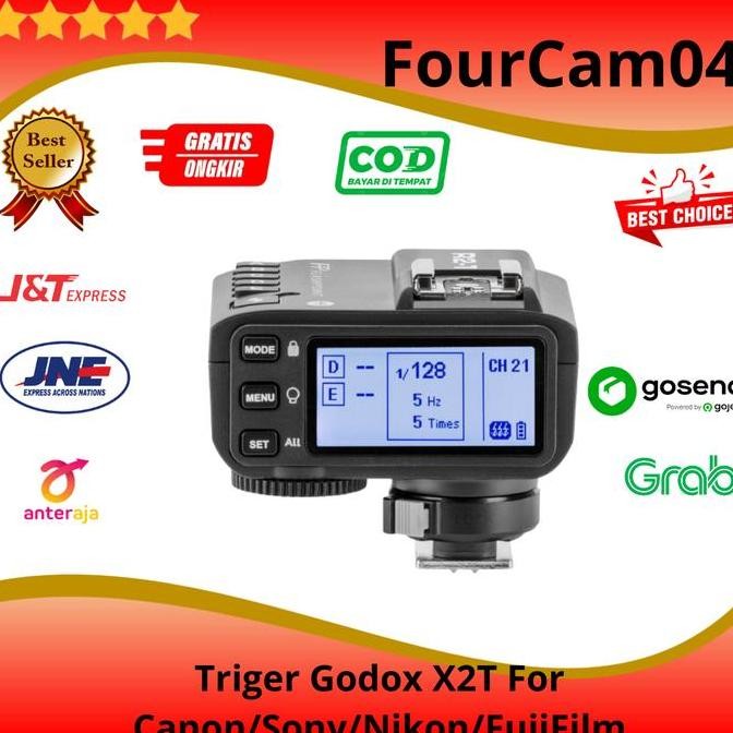 NEW Trigger Godox X2T SONY/CANON/FUJIFILM TRIGER TTL HSS Transmitter
