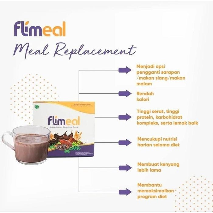 

Flimmeal 1 Box Cokelat Sereal 12 Sachet Flimeal