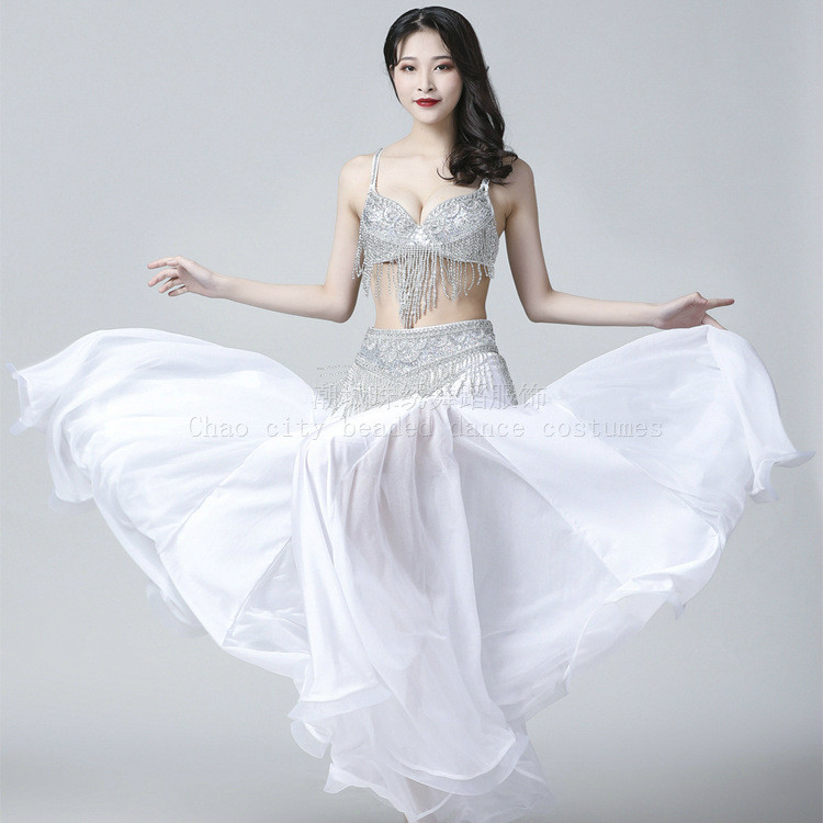 2024Performance Costume Classic Belly Dance Set Sexy Oriental Dance Two-Piece Outfit Nightclub Wear