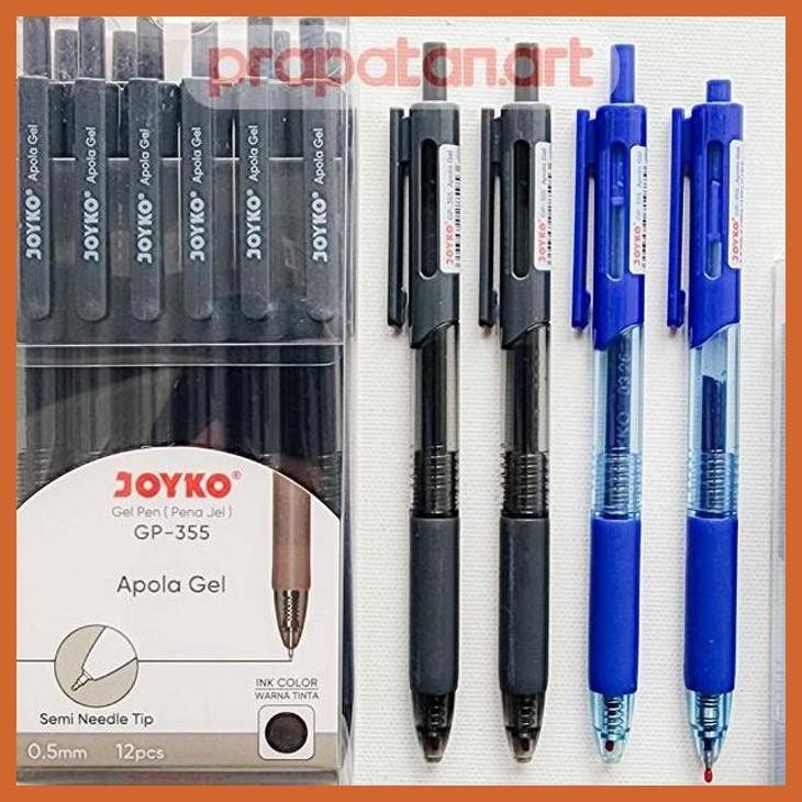 

(ATK) JOYKO GP-355 APOLA GEL PEN 0.5MM | PENA JEL | PULPEN ALAT TULIS LUKIS SEKOLAH KULIAH GAMBAR KANTOR